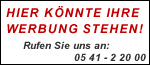 Hier k�nnte Ihre Werbung stehen!